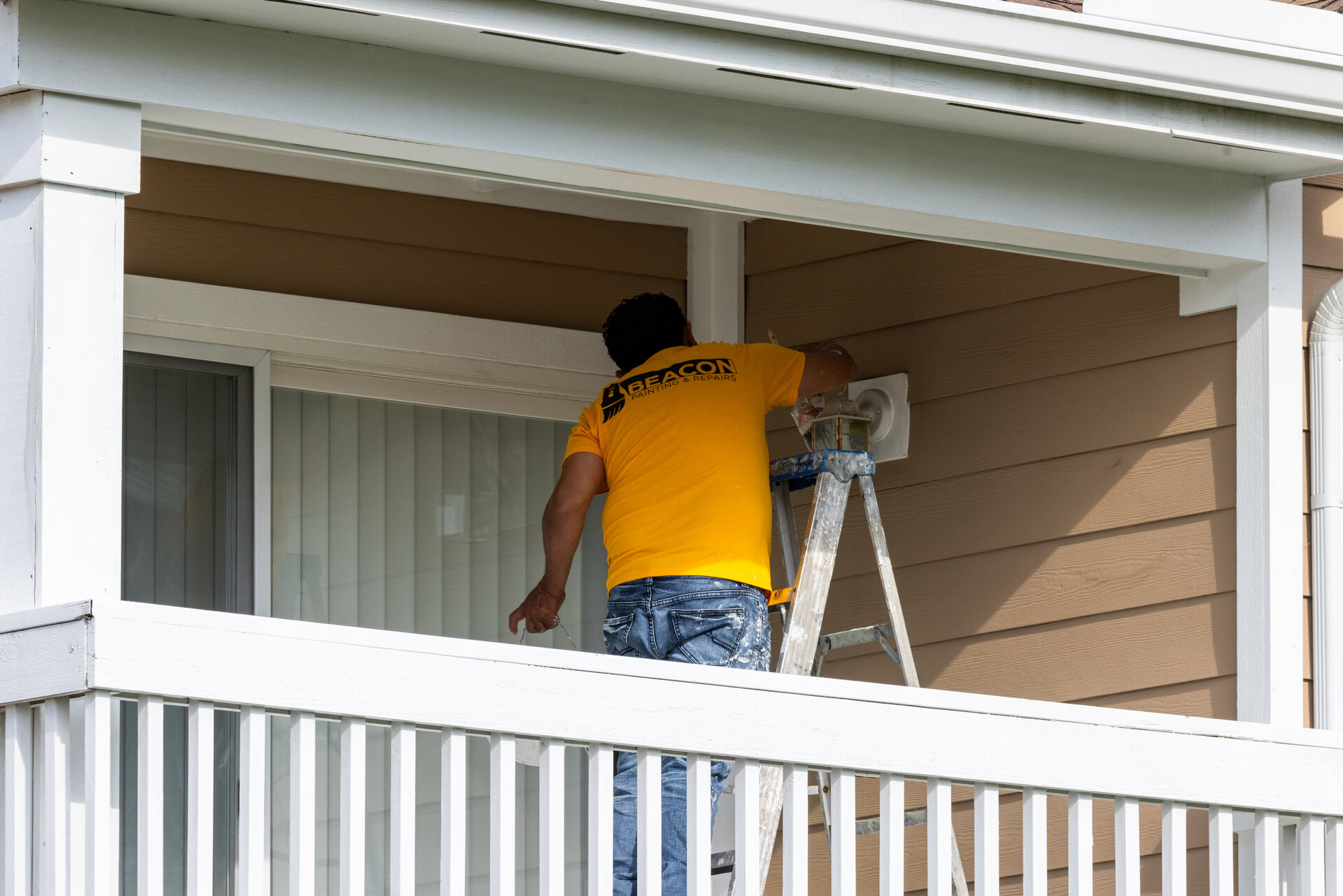 Beacon Painting project, exterior detail